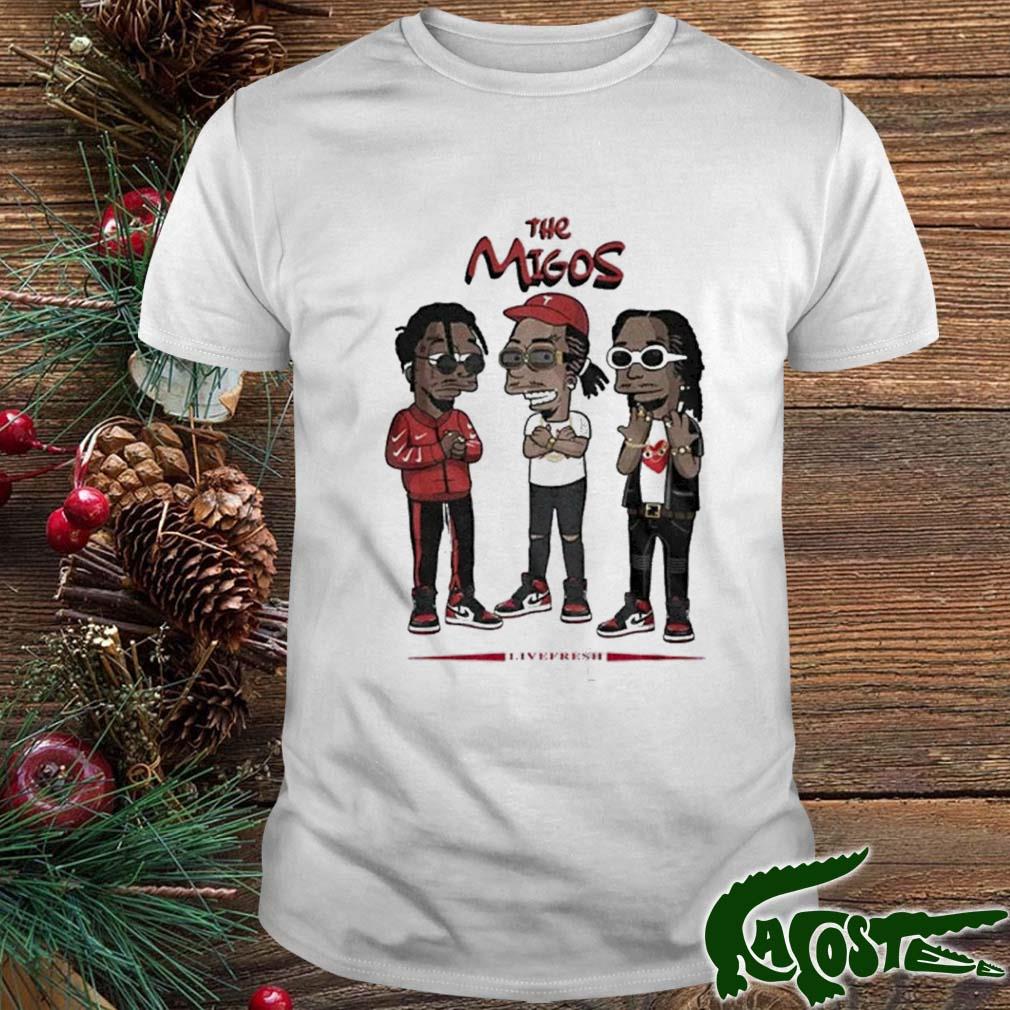 Official Takeoff Rip Migos Quavo Offset Rapper Merch 90s Retro Shirt