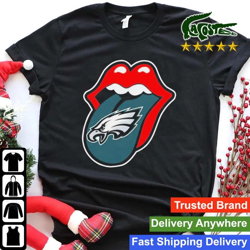 Philadelphia Eagles The Rolling Stones Logo Sweats Shirt