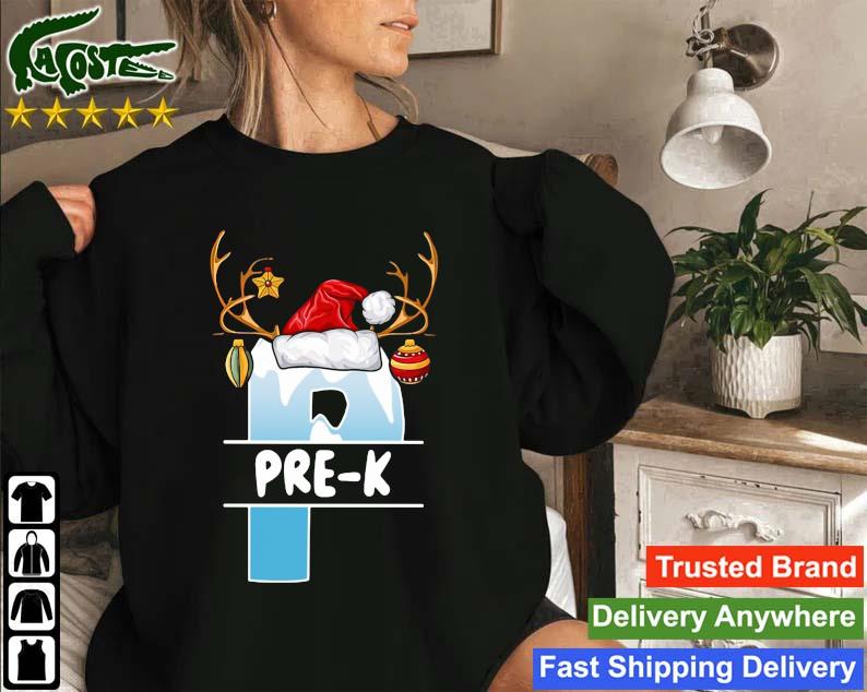 Pre-k Hat Christmas Sweatshirt