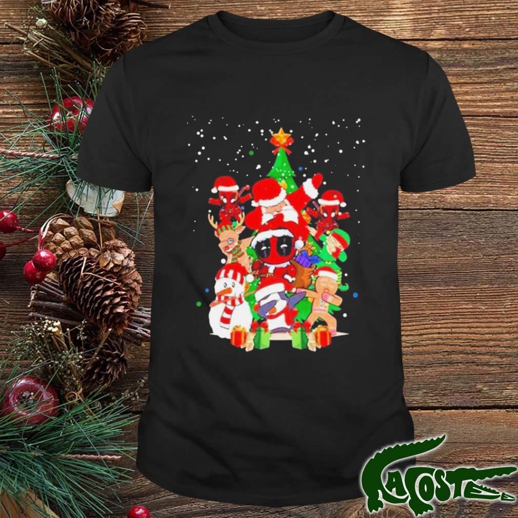 Santa Claus Dead Pool Elf Snowman Merry Christmas Tree 2022 Sweater