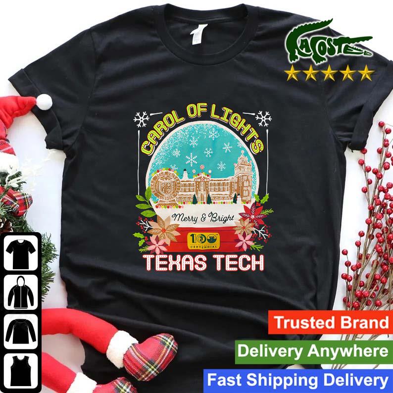Texas Tech Carol Of Lights 100 Year Snow Globe Christmas Sweats Shirt