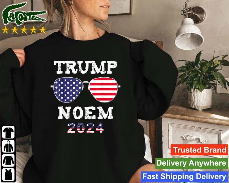 Trump Noem 2024 President Election Republican Ticket Us Flag Sweatshirt