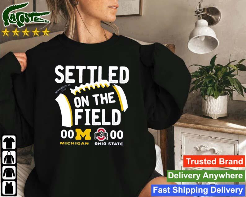 University Of Michigan Football Settled On The Field Sweatshirt