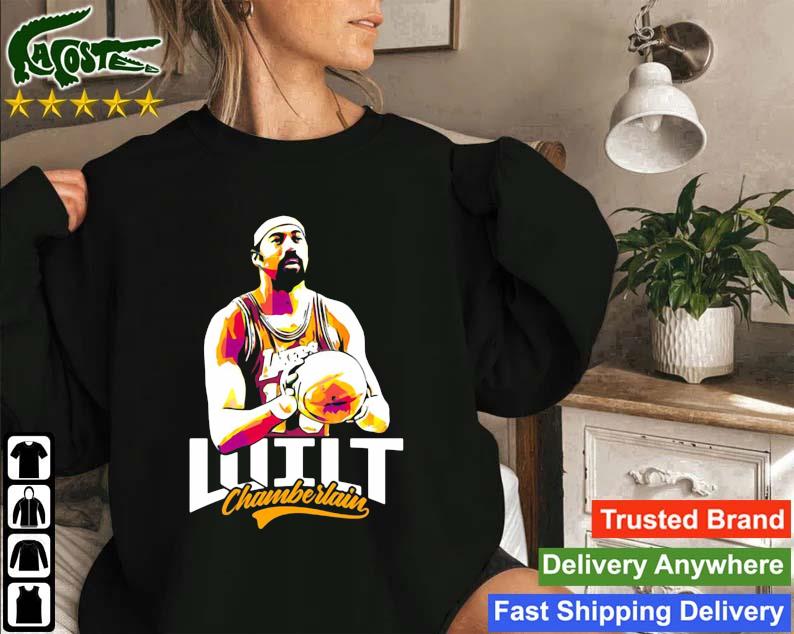 Wilt Chamberlain Los Angeles Basketball Sweatshirt