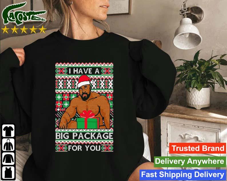 Barry Wood Gift I Have A Big Package For You Ugly Christmas 2022 Sweatshirt
