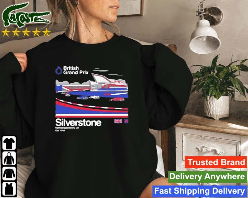 British Grand Prix Silverstone Circuit Uk Classic Sweatshirt