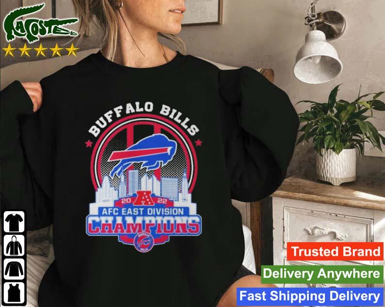 Buffalo Bill 2022 Afc East Division Champions City Skyline Sweatshirt
