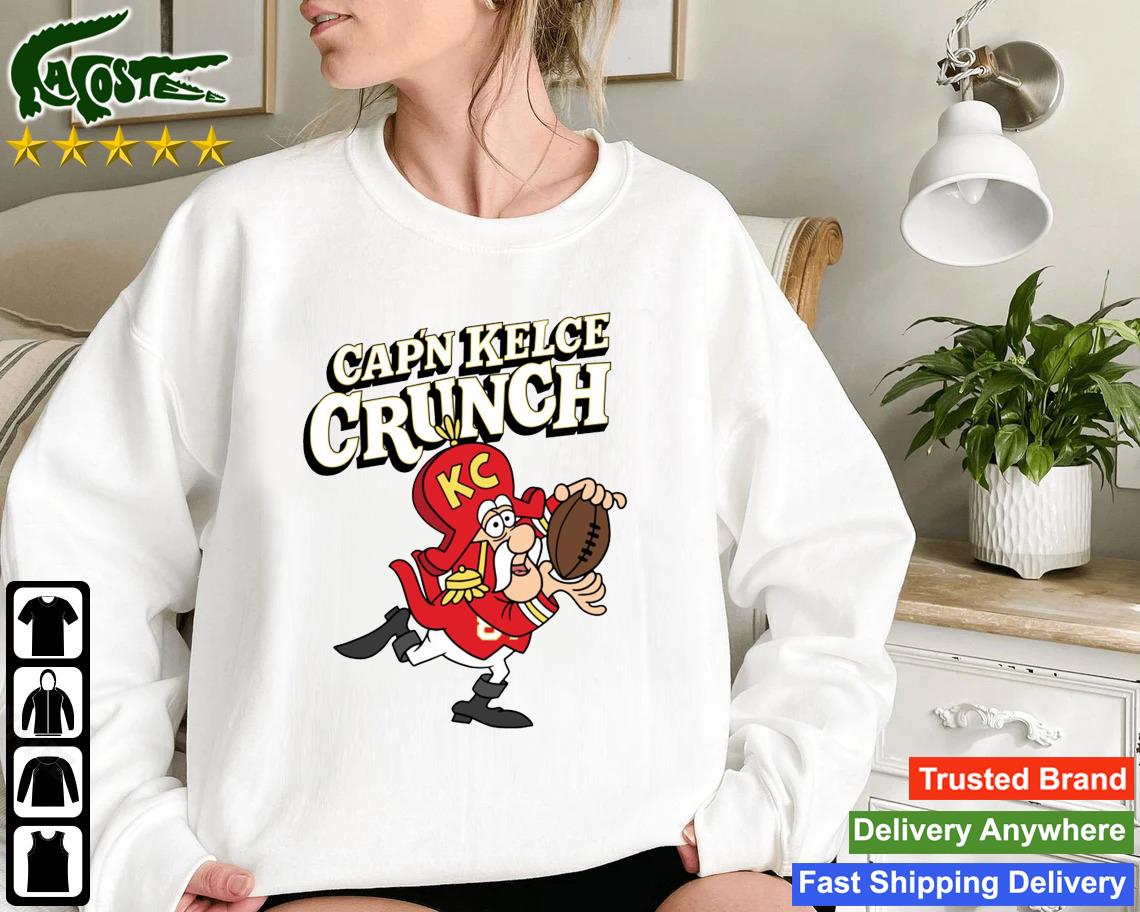 Cap'n Kelce Crunch Kansas City Chiefs Cereal Sweatshirt