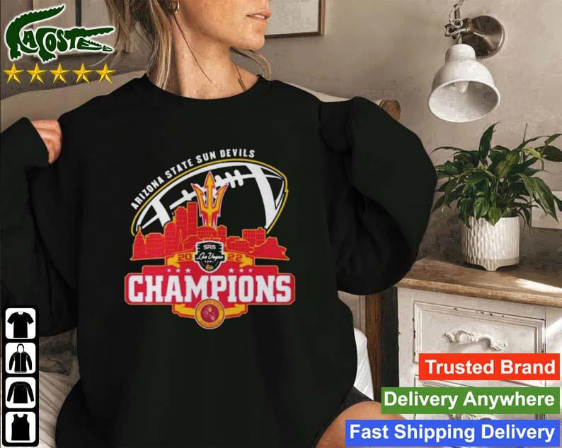 Champions Arizona State Sun Devils Logo Las Vegas City 2022 Sweatshirt