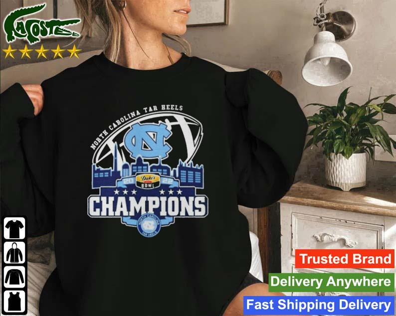 Champions North Carolina Tar Heels Logo Dukes Bowl City 2022 Sweatshirt