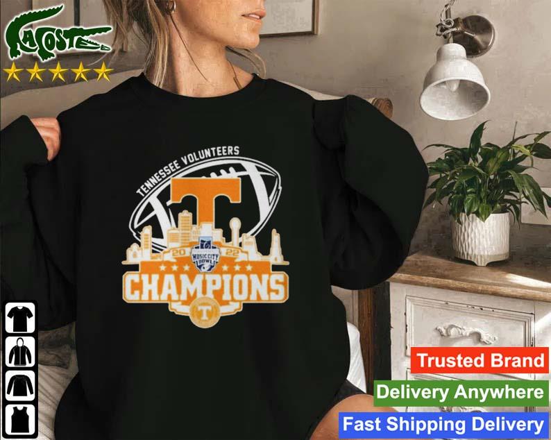 Champions Tennessee Volunteers Logo Music City Bowl City 2022 Sweatshirt