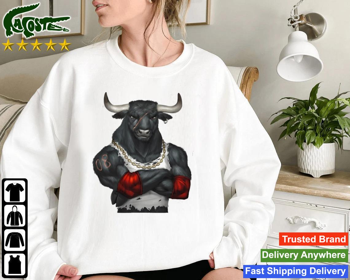 Cool Gym Buffalo Ox Red Bull Taurus Fitness Workout Exercise Sweatshirt