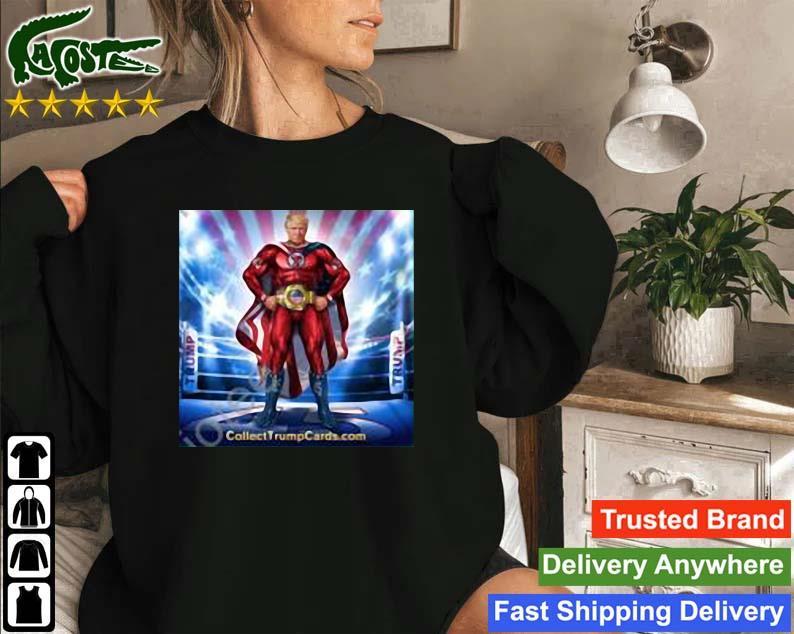 Donald Trump Digital Trading Card Sweatshirt