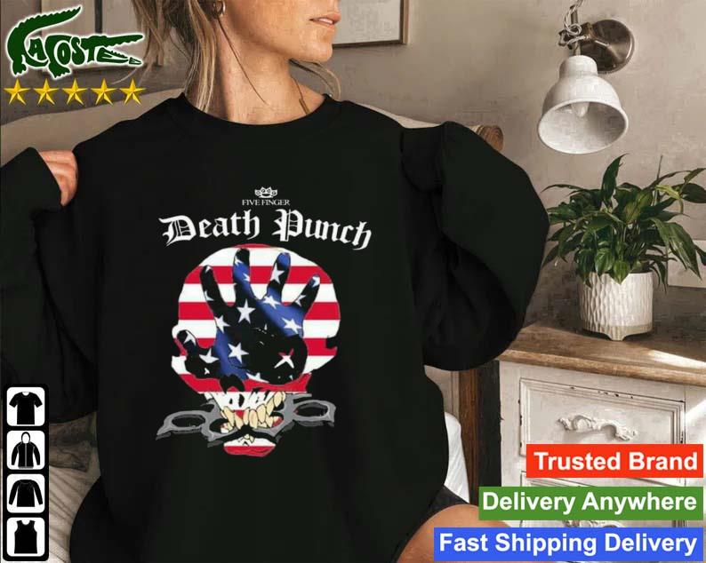 Five Finger Death Punch American Flag Sweatshirt