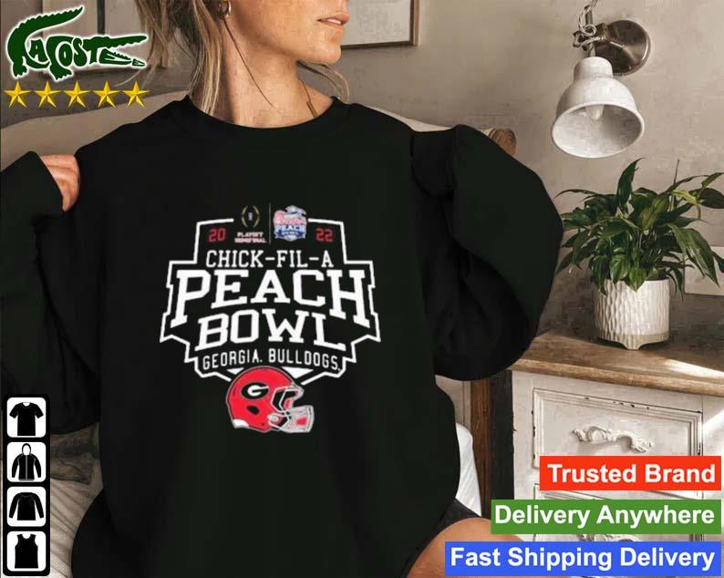 Georgia Bulldogs Chick-fil-a Peach Bowl 2022 Playoff Semifinal Sweatshirt