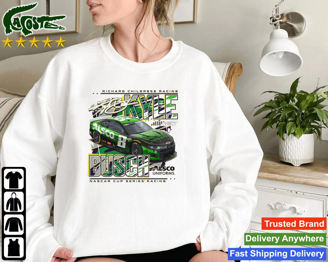 Kyle Busch Richard Childress Racing Team Nascar Cup Series Racing Collection Cream Alsco Uniforms Sweatshirt