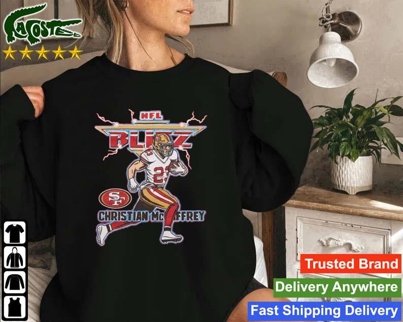 Nfl Blitz 49ers Christian Mccaffrey San Francisco 49ers Sweatshirt