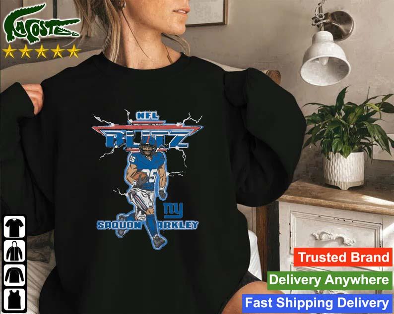 Nfl Blitz Giants Saquon New York Giants Sweatshirt