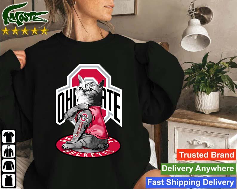 Official Cat Tattoo Ohio State Buckeyes Sweatshirt