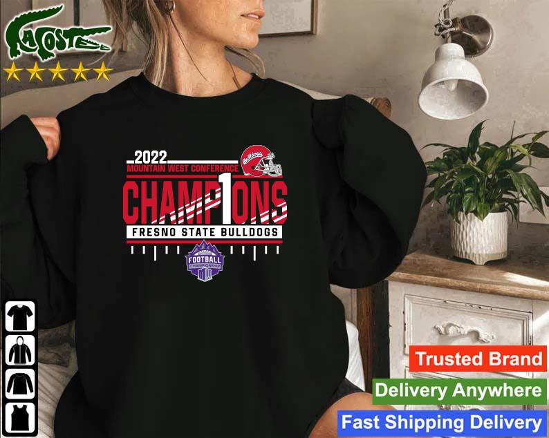 Official Fresno State Bulldogs 2022 Mountain West Football Conference Champions Sweatshirt