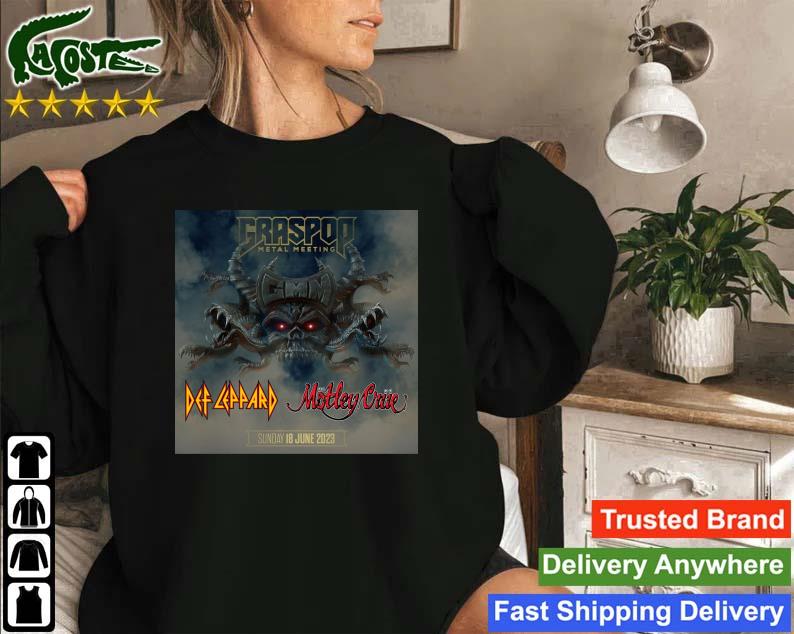 Official Graspop Metal Meeting Def Leppard Motley Crue June 2023 Sweatshirt