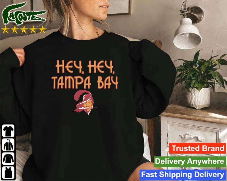 Official Nfl Tampa Bay Buccaneers Homage Hyper Local Tri-blend Hey Hey Tampa Bay Sweatshirt