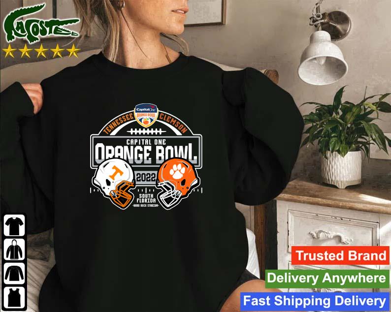 Official Tennessee Volunteers Vs Clemson Tigers Capital One Orange Bowl 2022 Sweatshirt