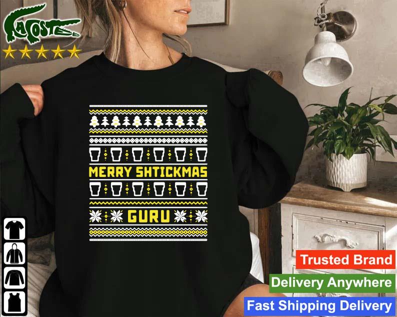 Official The Guinness Guru Merry Shtickmas Sweatshirt