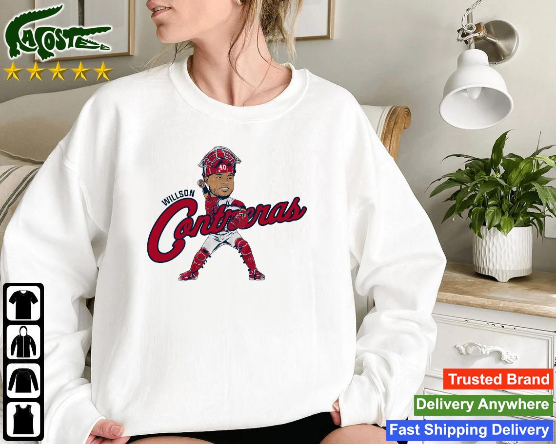 Official Willson Contreras St Louis Cardinals Caricature Sweatshirt
