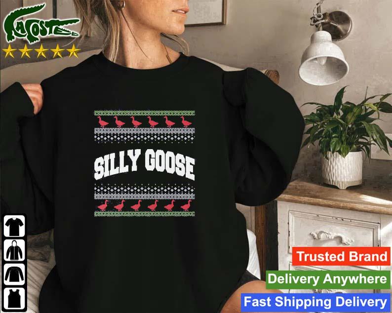 Silly Goose Tacky Merry Christmas Sweatshirt