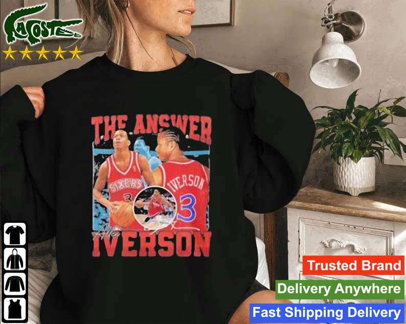 The Answer Iverson Allen Iverson Signature Vintage Sweatshirt
