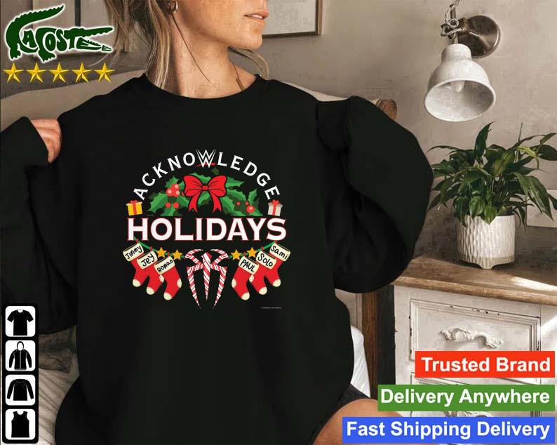 The Bloodline Acknowledge The Holidays Stockings Christmas Sweatshirt