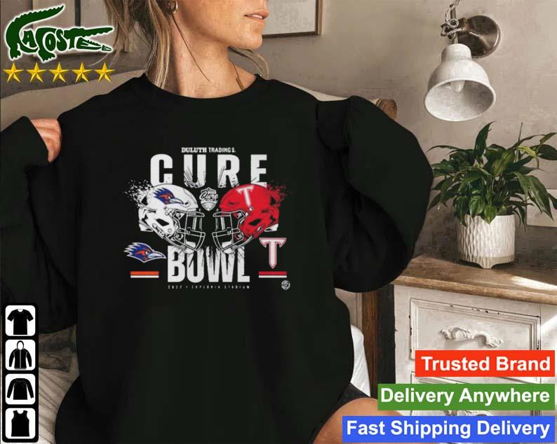 Troy Trojans Vs Utsa Roadrunners 2022 Duluth Trading Cure Bowl Sweatshirt