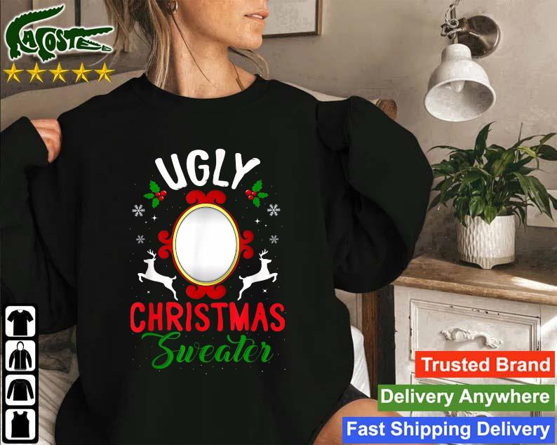 Ugly Christmas Sweatshirt With Mirror Sweatshirt