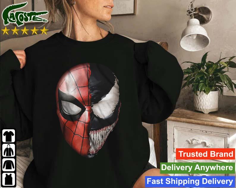 Venom Spidey Faces Spiderman Avengers Villain Comic Book Adult Sweatshirt