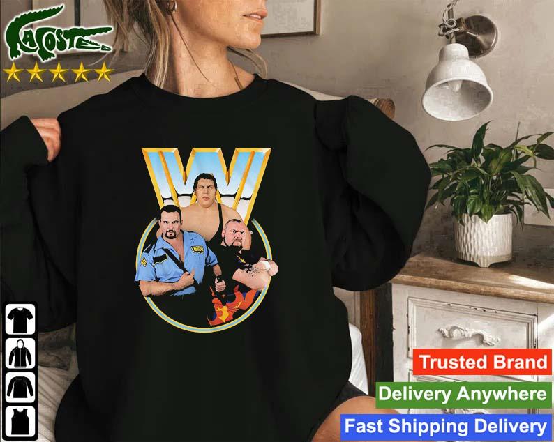 Wwe Andre The Giant Sweatshirt - Andre The Giant Big Boss Man & Bam Bam Bigelow - World Wrestling Sweatshirt