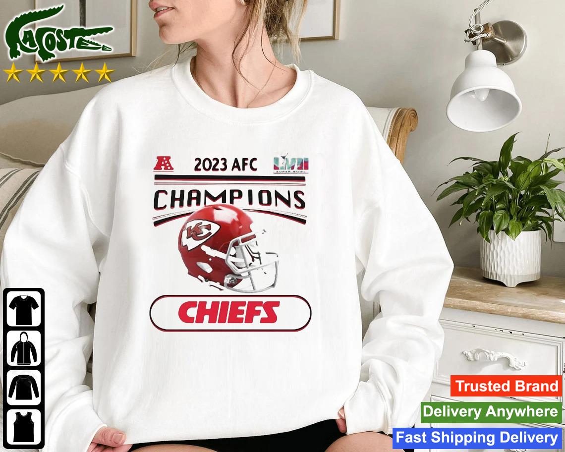 Kansas City Chiefs 2023 Afc Conference Champions Men's Sweatshirt