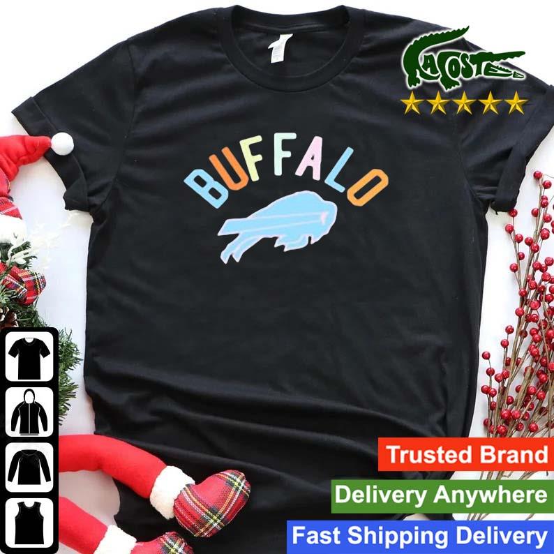 Nfl Buffalo Bills Pro Standard Black Neon Sweats Shirt
