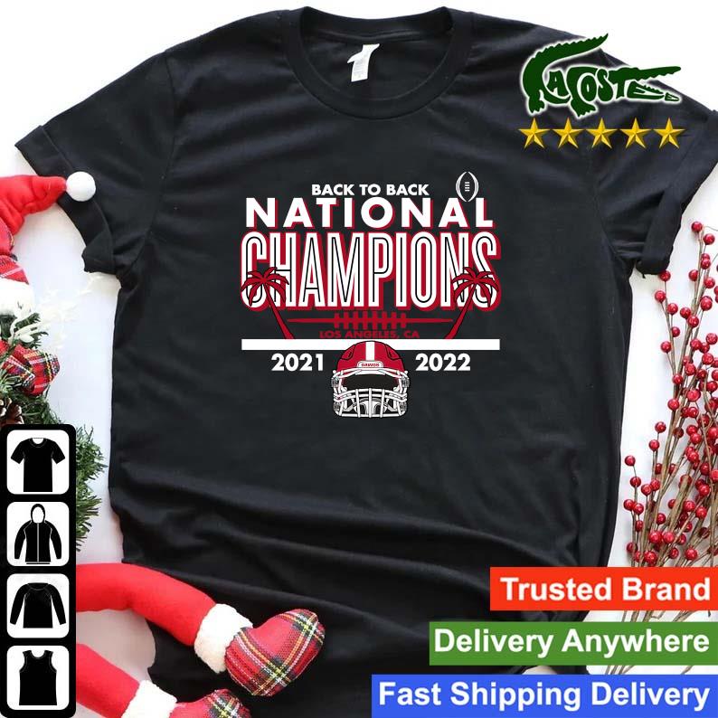 Official Georgia Bulldogs Back To Back National Champions 2021-2022 Sweatshirt