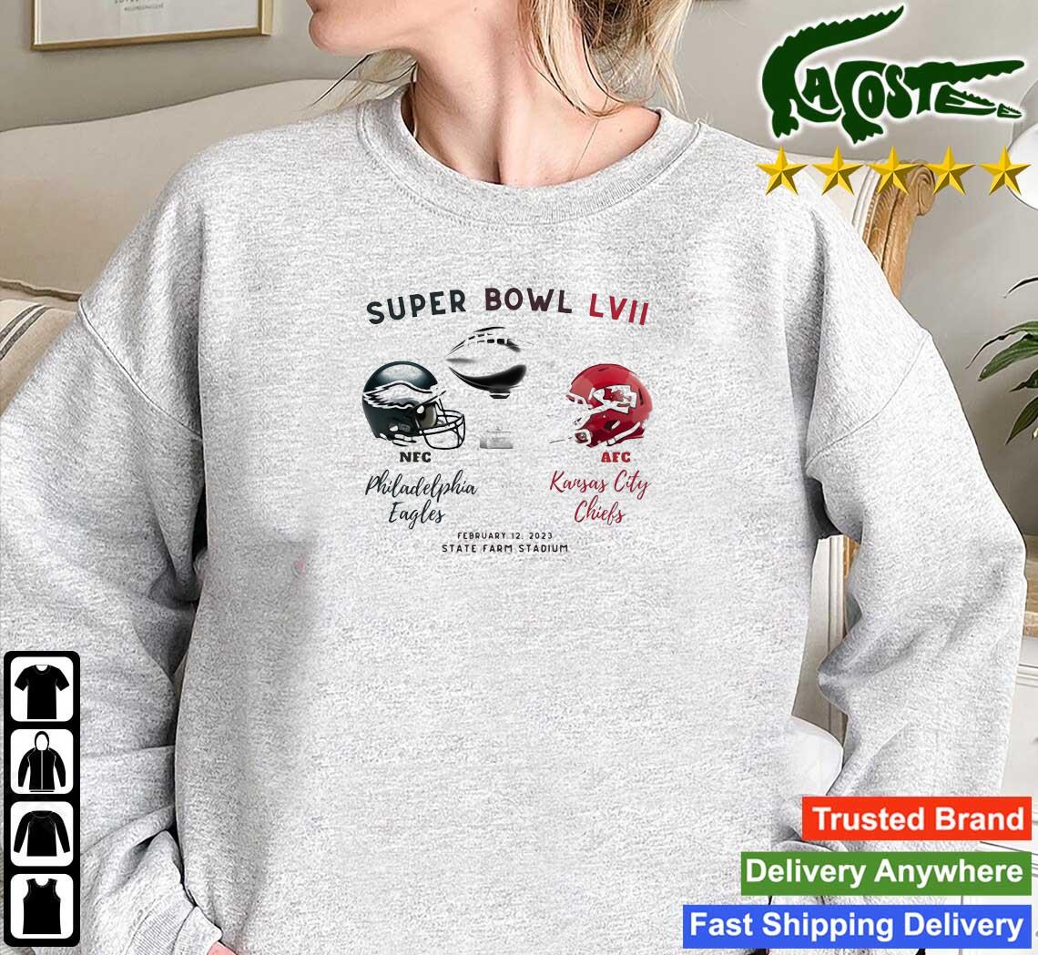 Super Bowl 2023 Philadelphia Vs. Kansas City Super Bowl Eagles Vs. Chiefs 2023 Sweats Mockup Sweatshirt