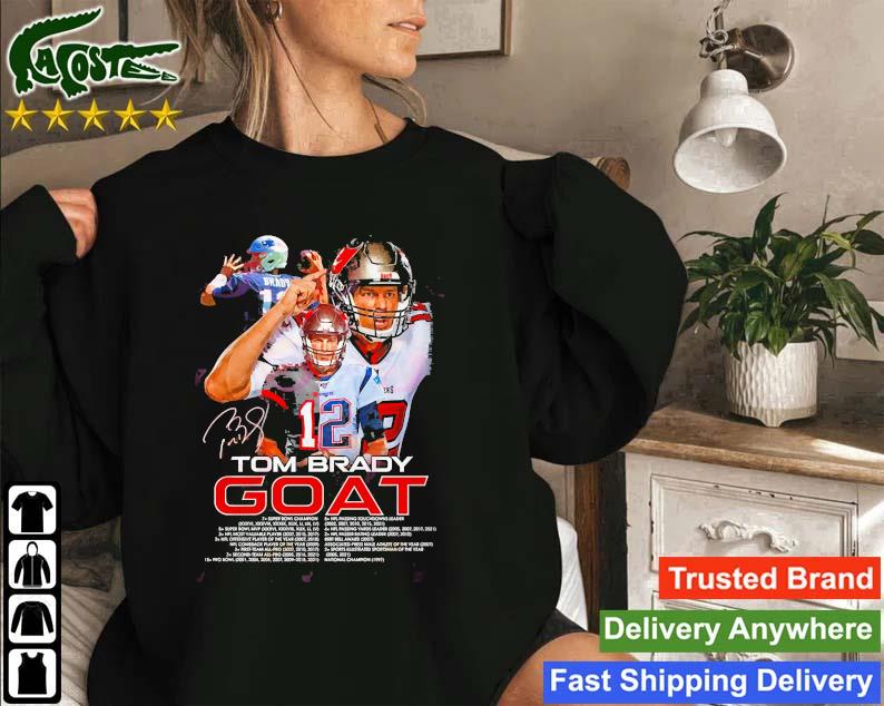12 Tom Brady Goat Sweatshirt