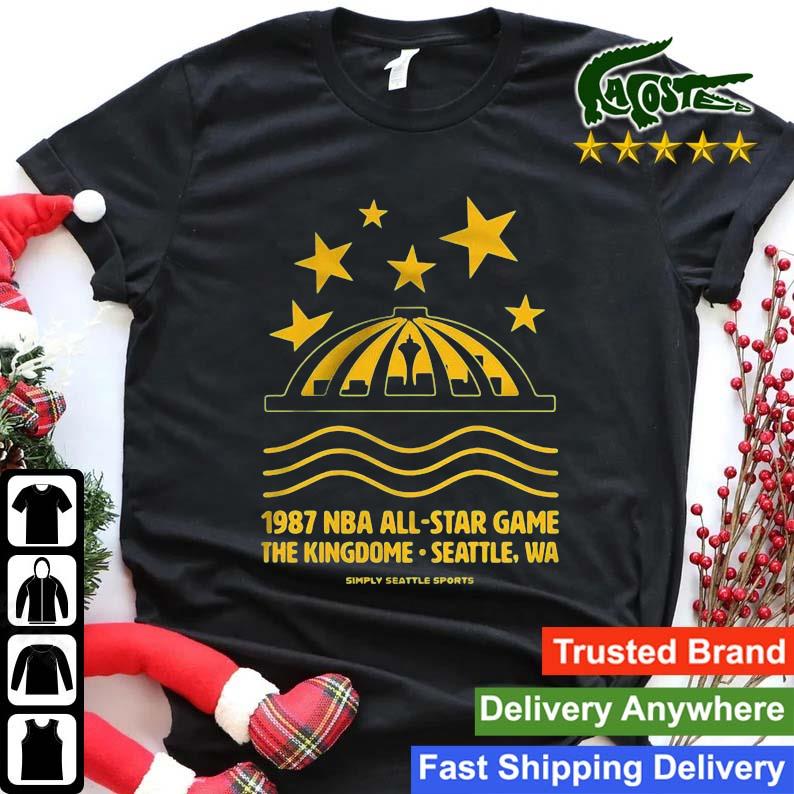1987 Nba All Star Game The Kingdome Seattle Wa Sweats Shirt