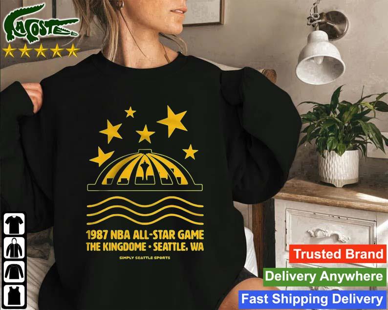 1987 Nba All Star Game The Kingdome Seattle Wa Sweatshirt