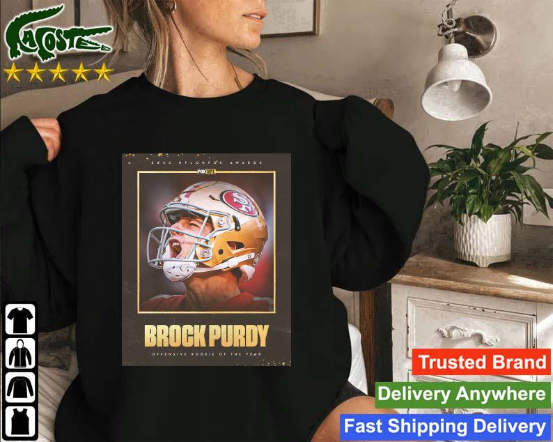 2022 NFL On Fox Awards Brock Purdy Offensive Rookie Of The Year Sweatshirt