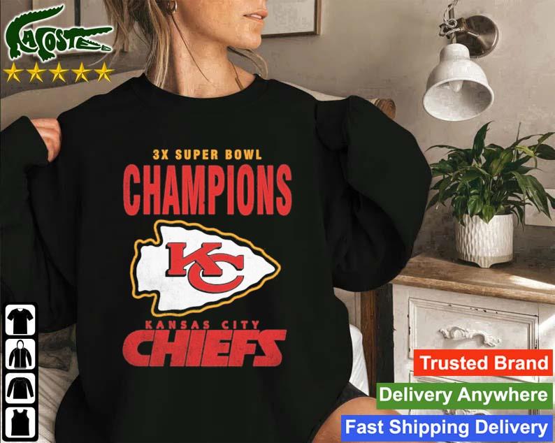 3x Super Bowl Champions Kansas City Chiefs 2023 Sweatshirt