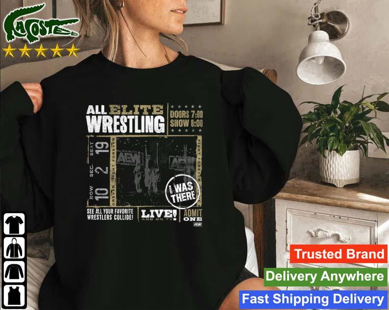 All Elite Wrestling Doors See All Your Favorite Wrestlers Collide Sweatshirt