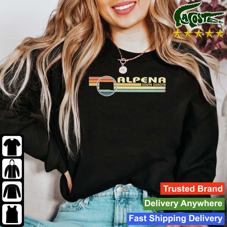 Alpena Vintage 1980s Style South Dakota T-s Sweater