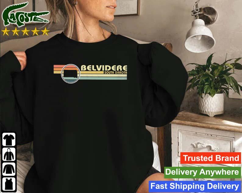 Belvidere Vintage 1980s Style South Dakota T-s Sweatshirt