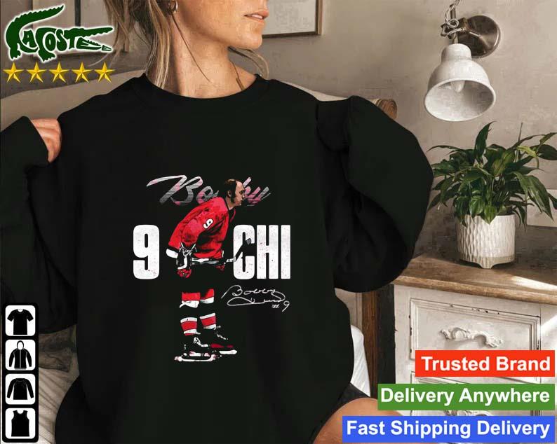 Bobby Hull Chicago Bold Ice Hockey Signature Sweatshirt