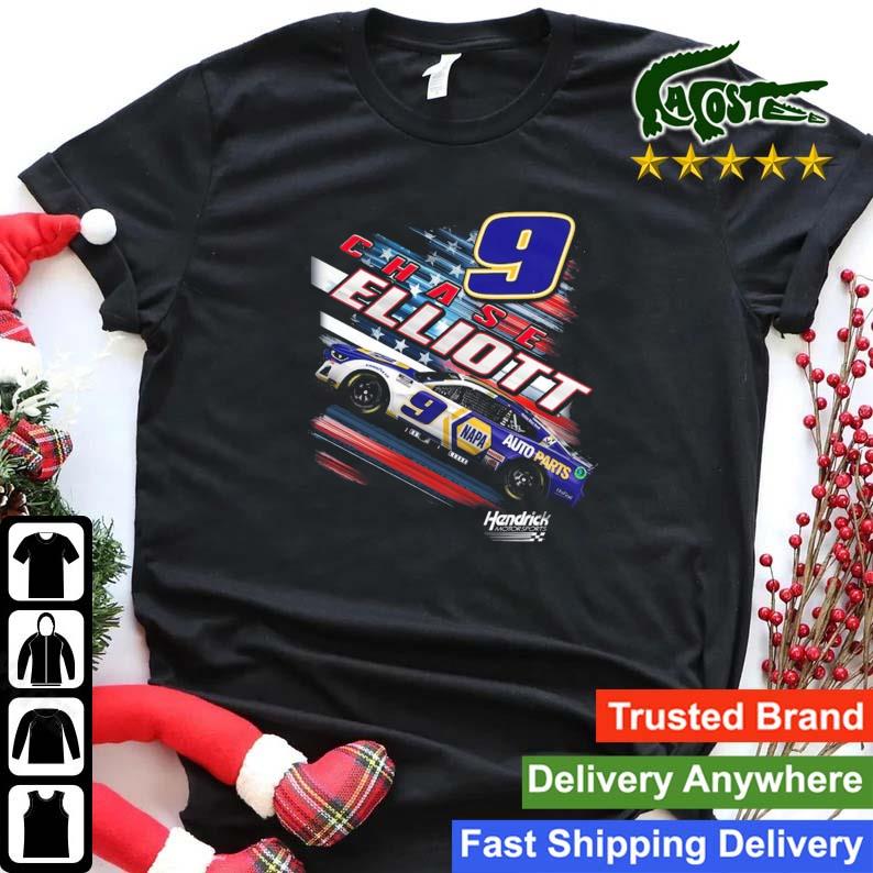 Chase Elliott Hendrick Motorsports Team Collection Patriotic Fuel Sweats Shirt